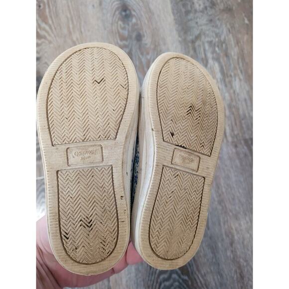 OshKosh Blue Slip‎ on Shoes size toddler 8 #4 - Picture 3 of 4